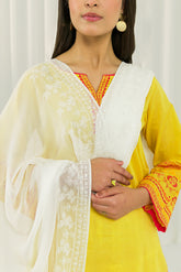 1 Piece Chiffon Embroidered 1 Piece Dupatta (FD0014)